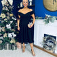 Dawson Bandot Detailed Occasion Dress Black