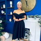 Dawson Bandot Detailed Occasion Dress Black
