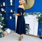 Dawson Bandot Detailed Occasion Dress Black
