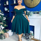 Dawson Bandot Detailed Occasion Dress Forest