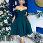 Dawson Bandot Detailed Occasion Dress Forest