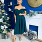Dawson Bandot Detailed Occasion Dress Forest