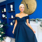 Dawson Bandot Detailed Occasion Dress Navy