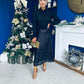 Karena Sequin Midi Skirt Black