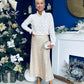 Karena Sequin Midi Skirt Gold