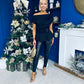 Monica Gold Clasp Detail Top Black