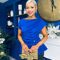 Monica Gold Clasp Detail Top Cobalt