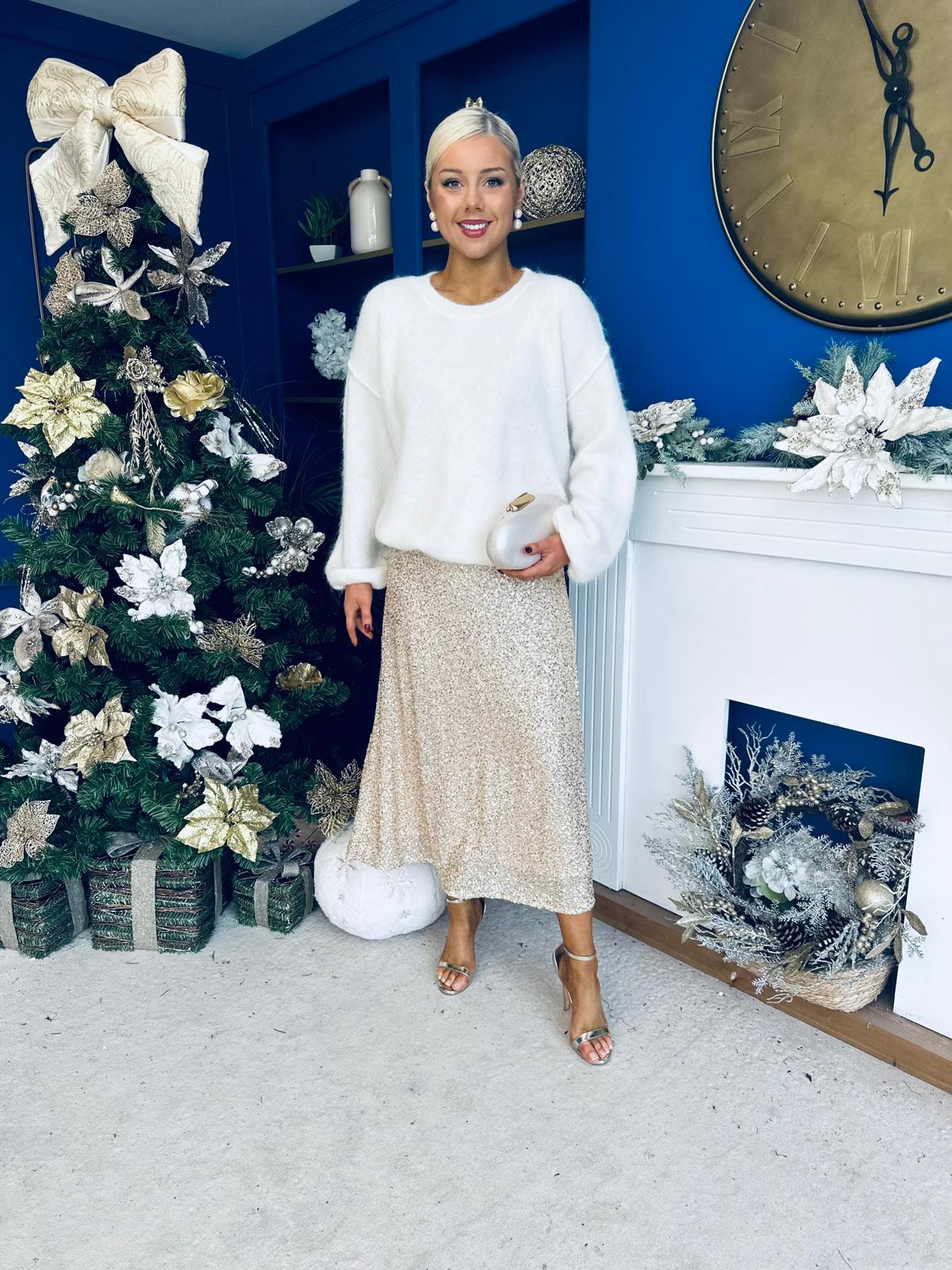 Denise Chenille Jumper Cream