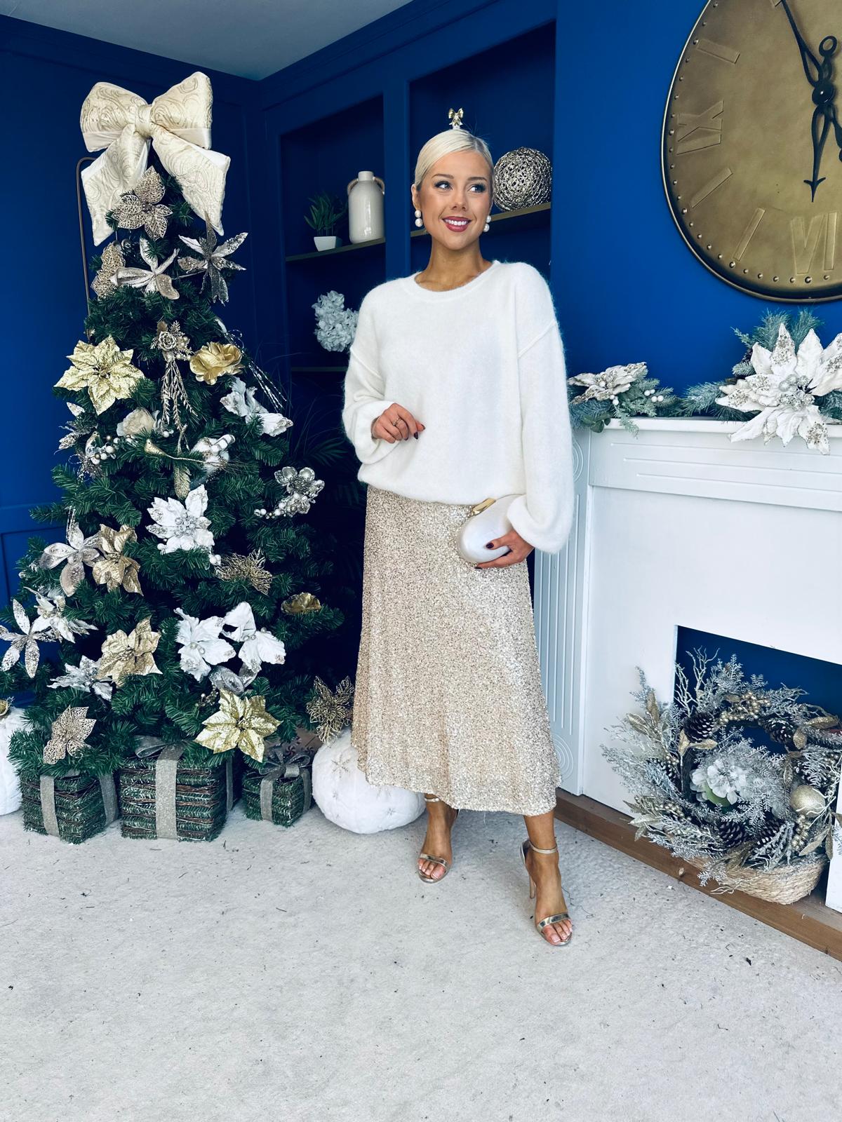 Denise Chenille Jumper Cream