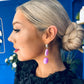 Betty Drop Earrings Lilac