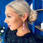 Betty Drop Earrings Lilac