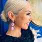 Betty Drop Earrings Lilac