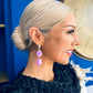 Betty Drop Earrings Lilac