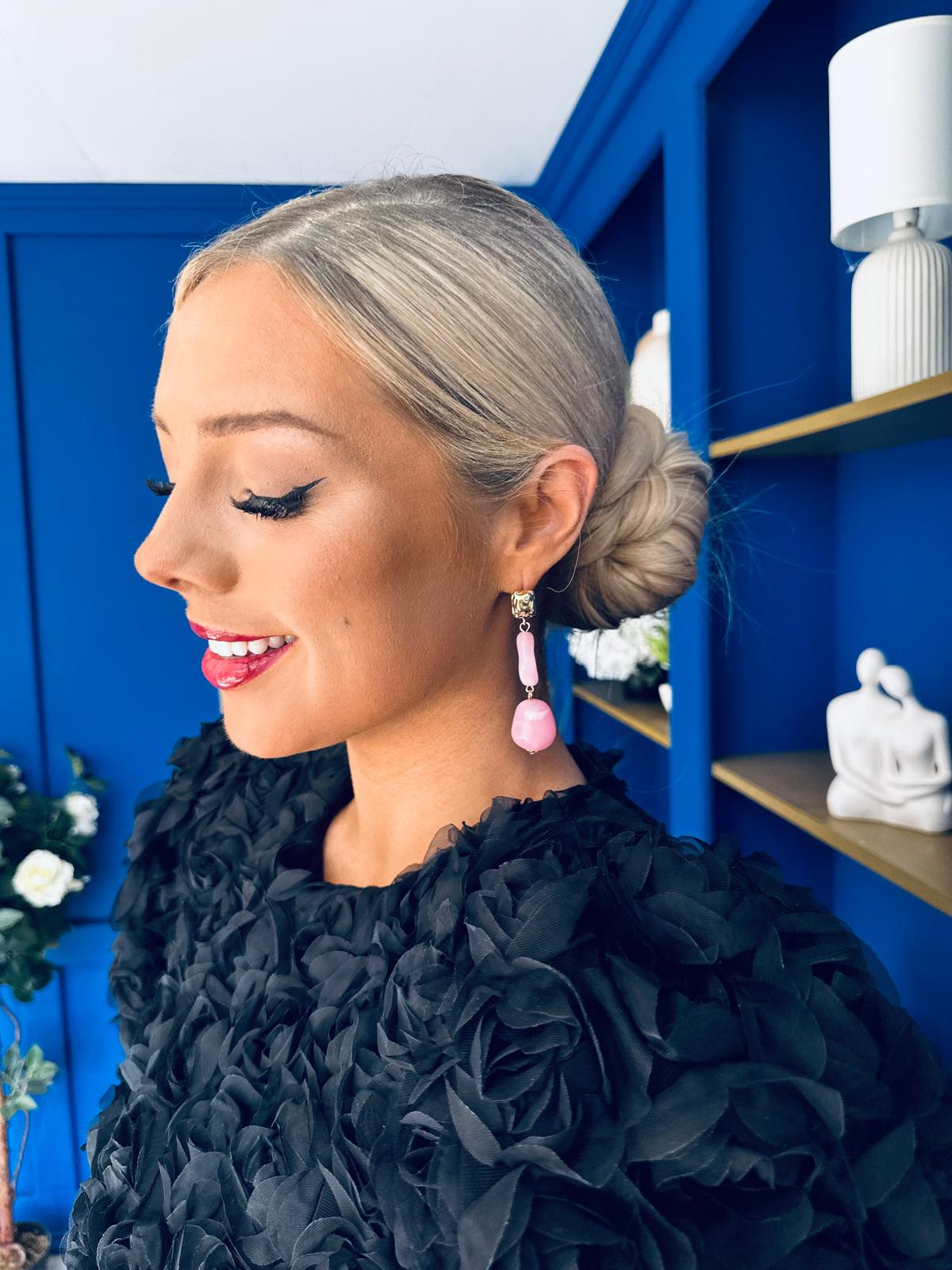 Betty Drop Earrings Rose