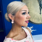 Jenny Drop Earrings Peach