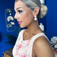 Jenny Drop Earrings Peach