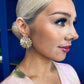 Daisy Stud Earrings Gold