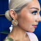 Daisy Stud Earrings Gold