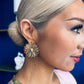 Daisy Stud Earrings Gold