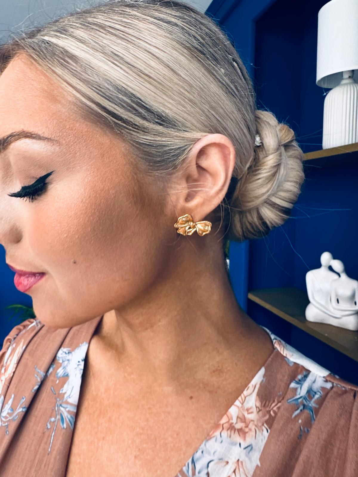 Rosie Stud Earrings Gold