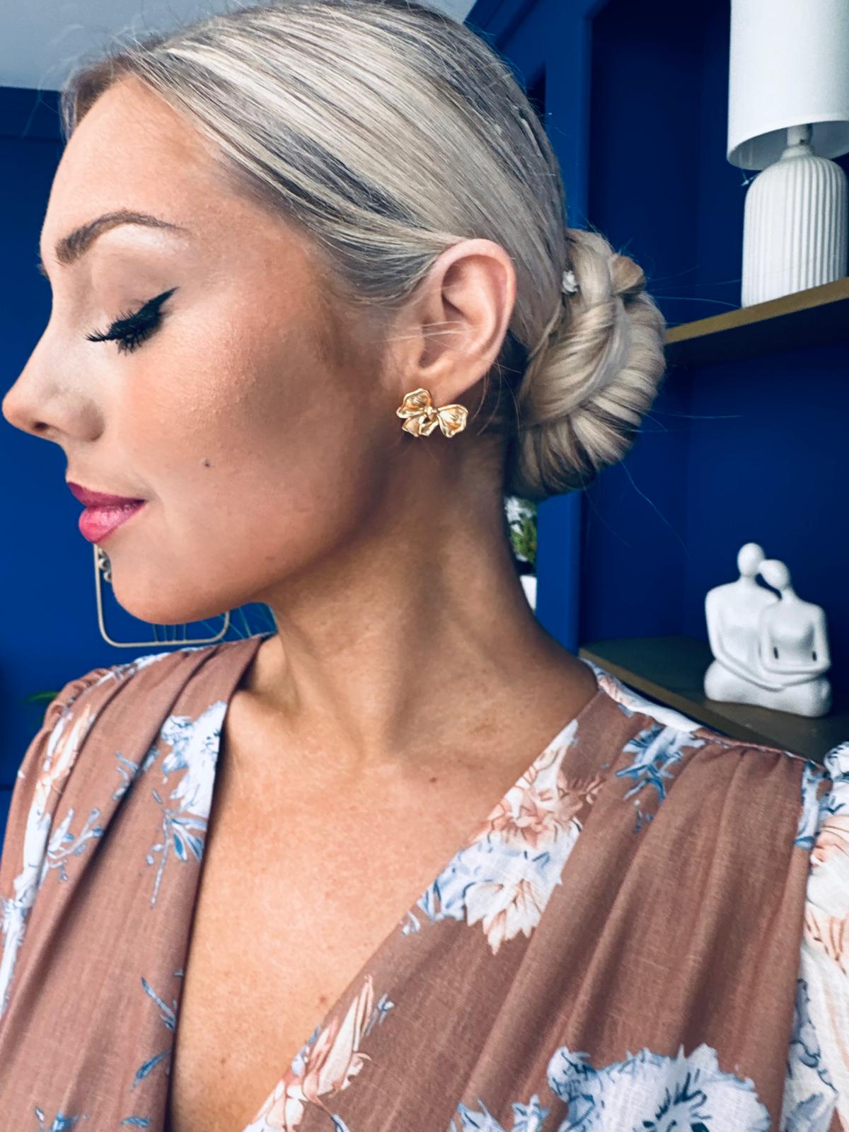 Rosie Stud Earrings Gold