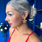 Petal Stud Earrings Gold