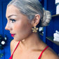Petal Stud Earrings Gold