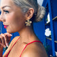 Petal Stud Earrings Gold