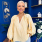 Gloria Embroidered Top Yellow