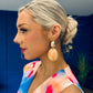 Saxon Drop Earrings Gold