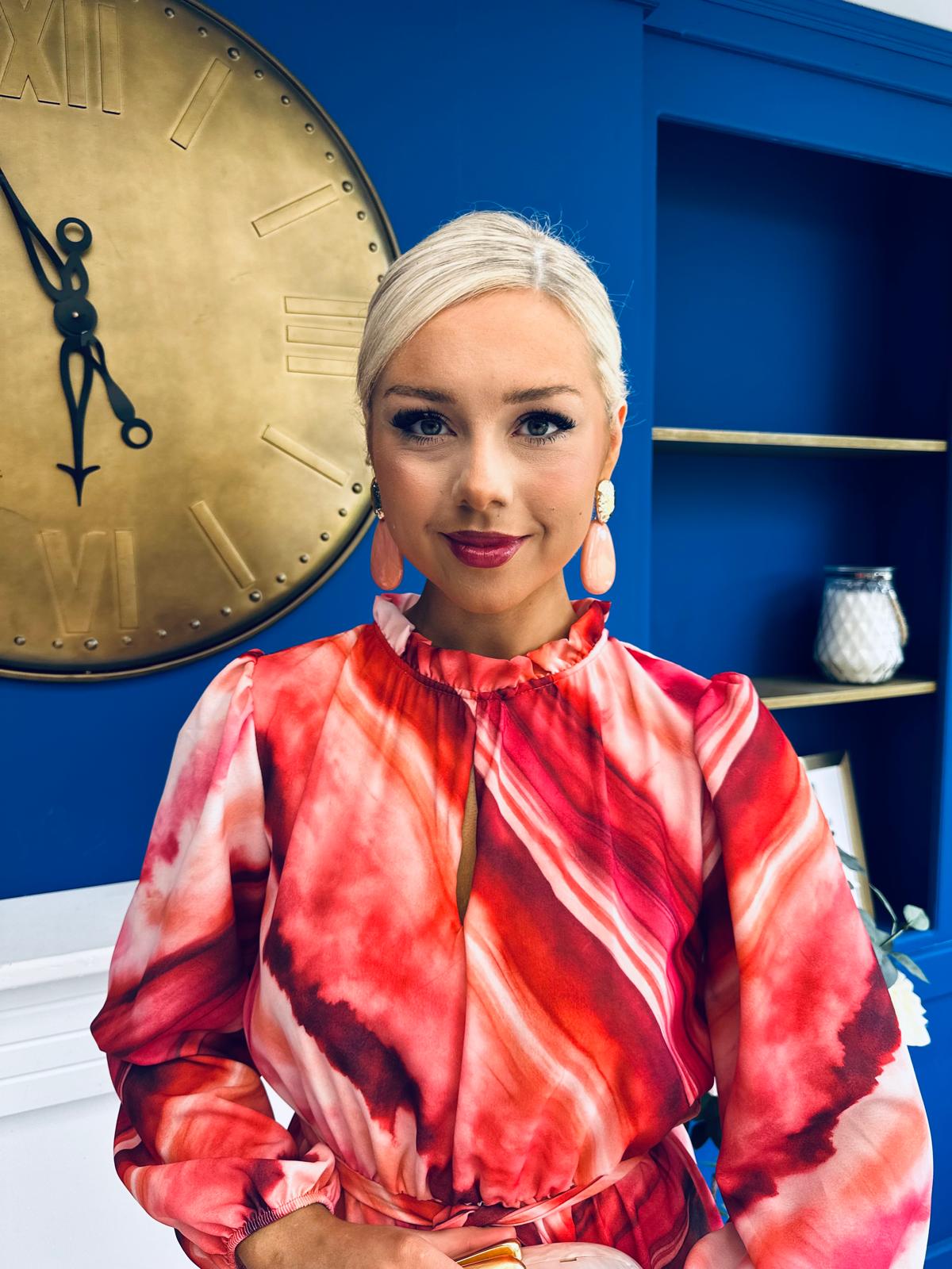 Theo Drop Earrings Gold