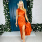 Charlotte Maxi Dress Burnt Orange