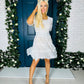 Isabella Mini Crochet Dress Off-White