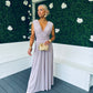 Andrea Occasion Maxi Dress Blush