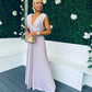 Andrea Occasion Maxi Dress Blush