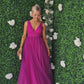 Lenore Tulle Maxi Dress Orchid