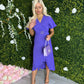 Quinn Midi Dress Purple