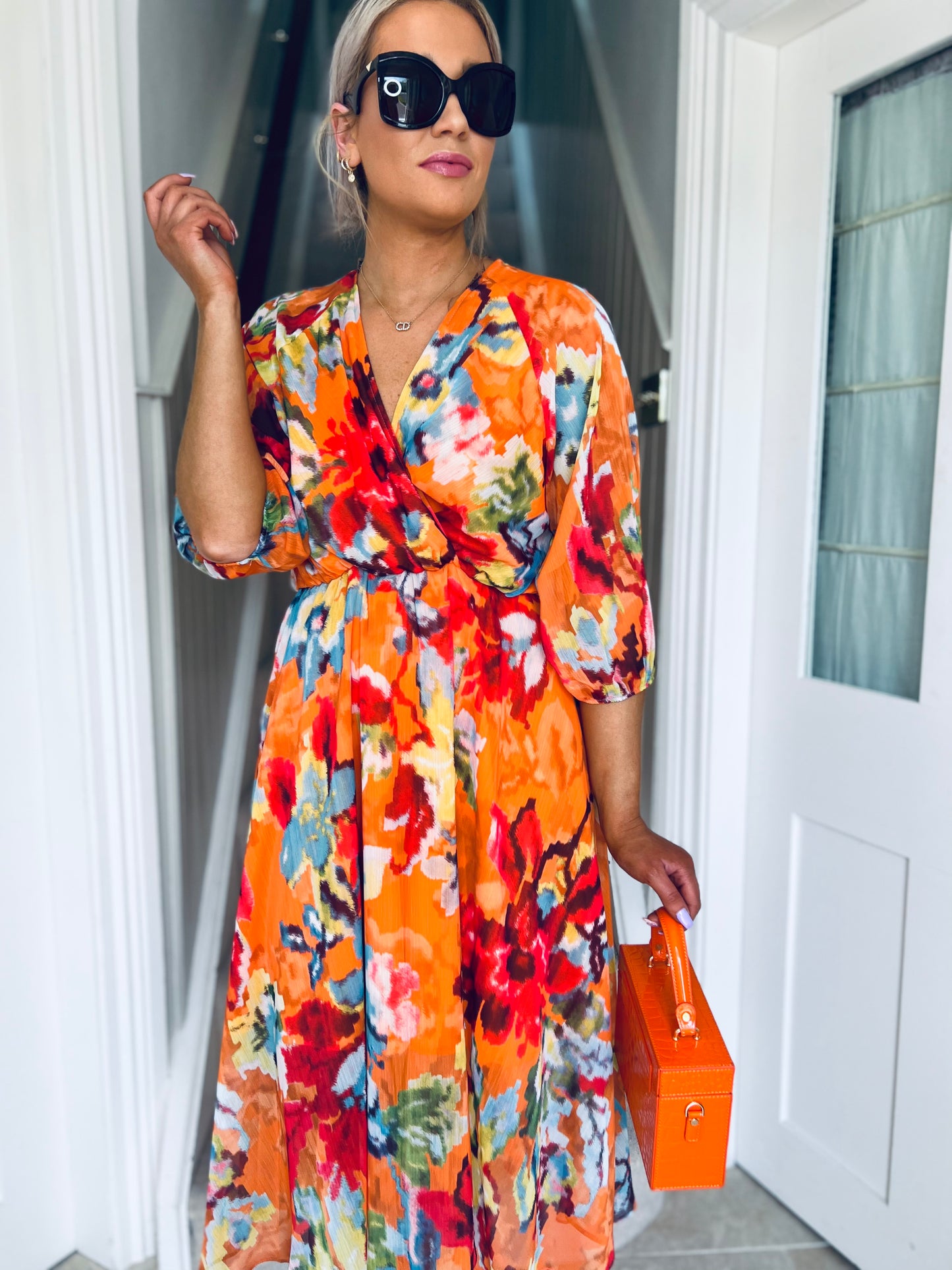 Annabel Dress Orange
