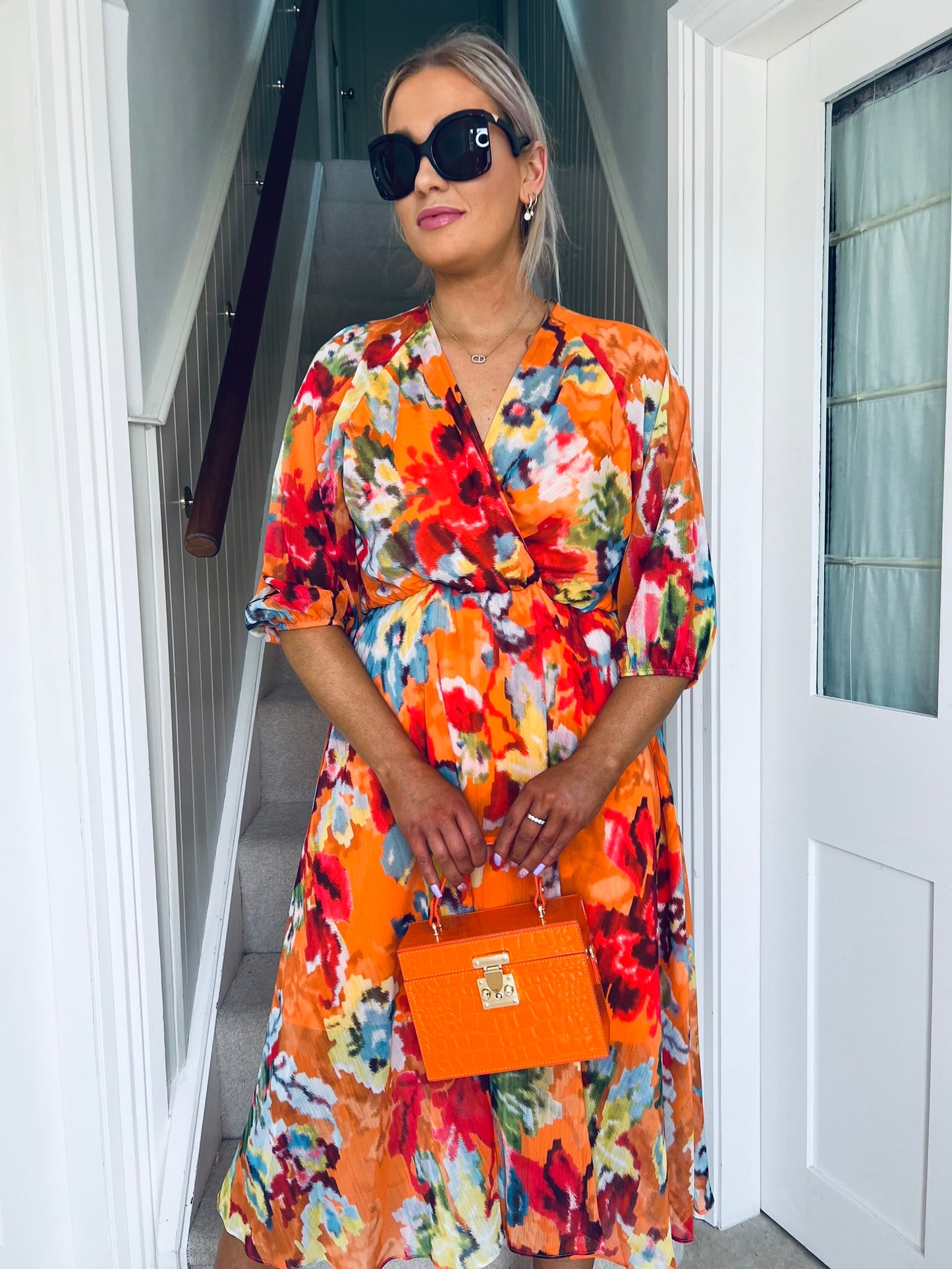 Annabel Dress Orange
