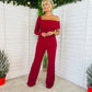 Joan Jumpsuit Burgundy
