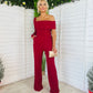 Joan Jumpsuit Burgundy