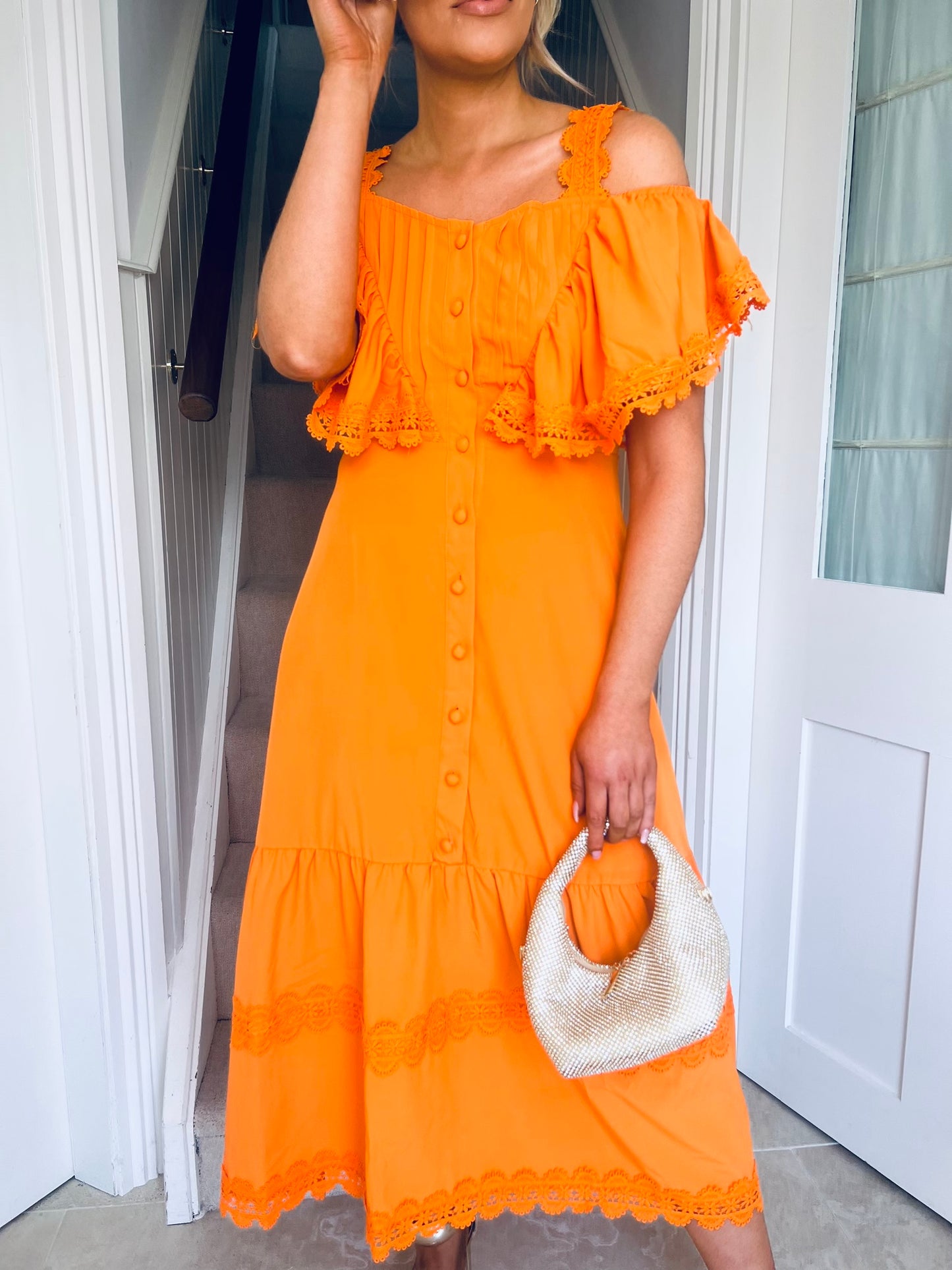 Turin Dress Orange