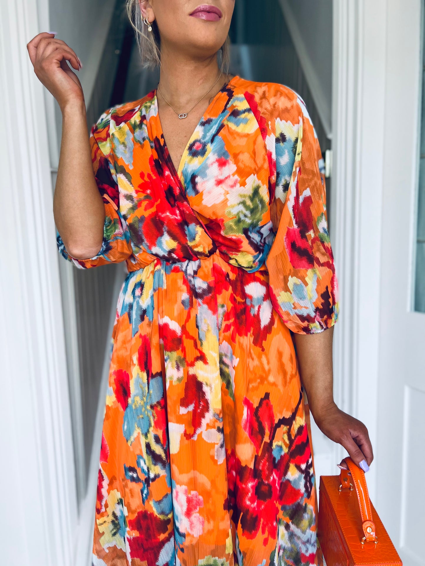 Annabel Dress Orange