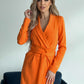 Sophi Blazer Dress Orange