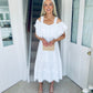 Turin Dress White