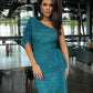 Viky Tulle Mini Dress Marine