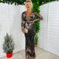 Meaghan Gold Maxi Dress
