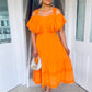 Turin Dress Orange