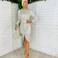 Danielle Sequin Dress Silver