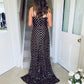 Una Dress Black & Gold